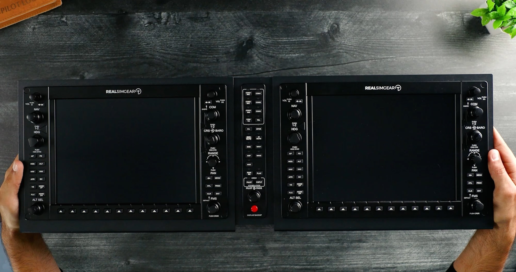 RealSimGear G1000 suite in official real-use media for a comparison with FlightSimBuilder and MOZA MGX1000