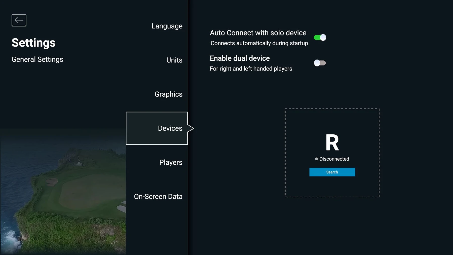 Official FSX Play device connection screen from the user manual