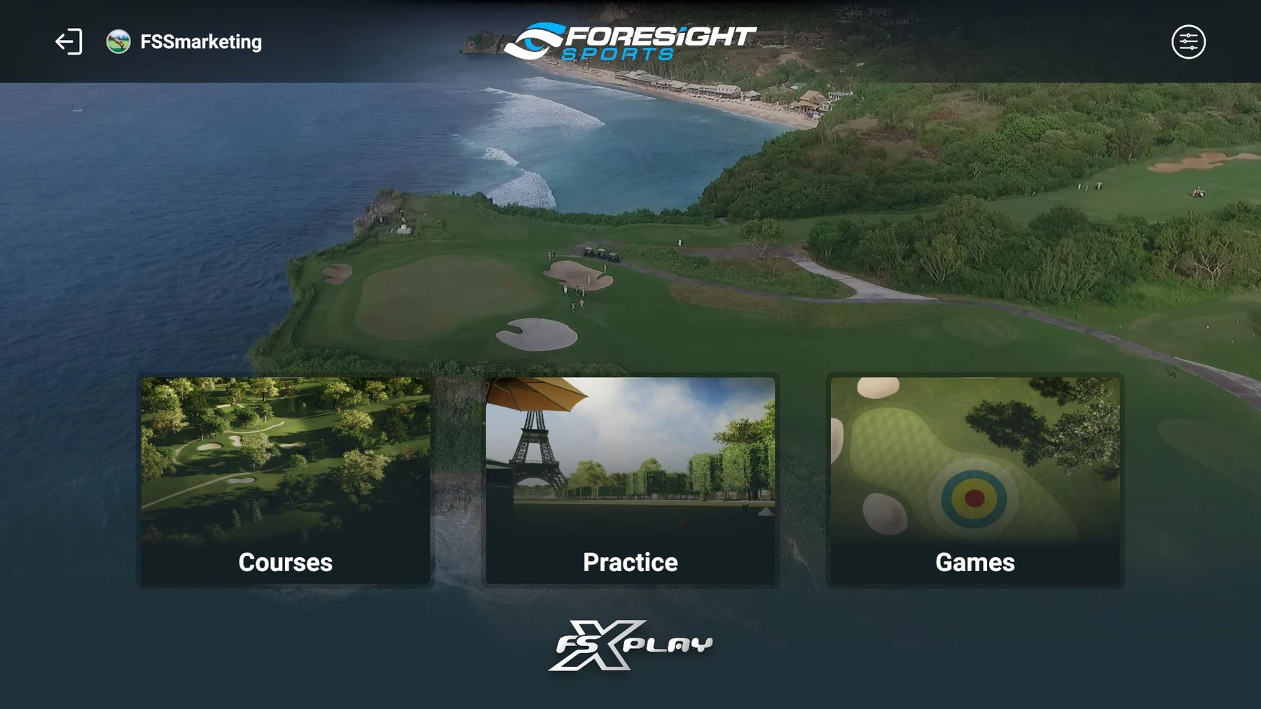 Official FSX Play main menu screenshot