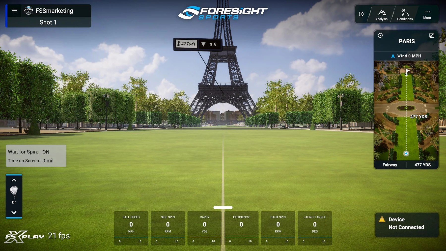 Official FSX Play practice range screenshot