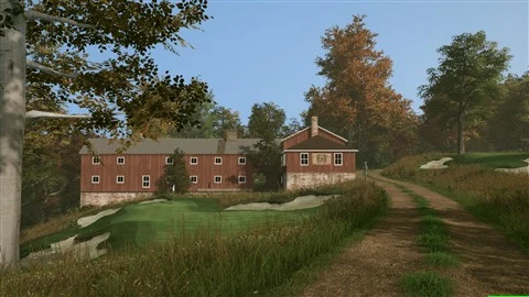 Official GSPro course screenshot showing Learning Preserve