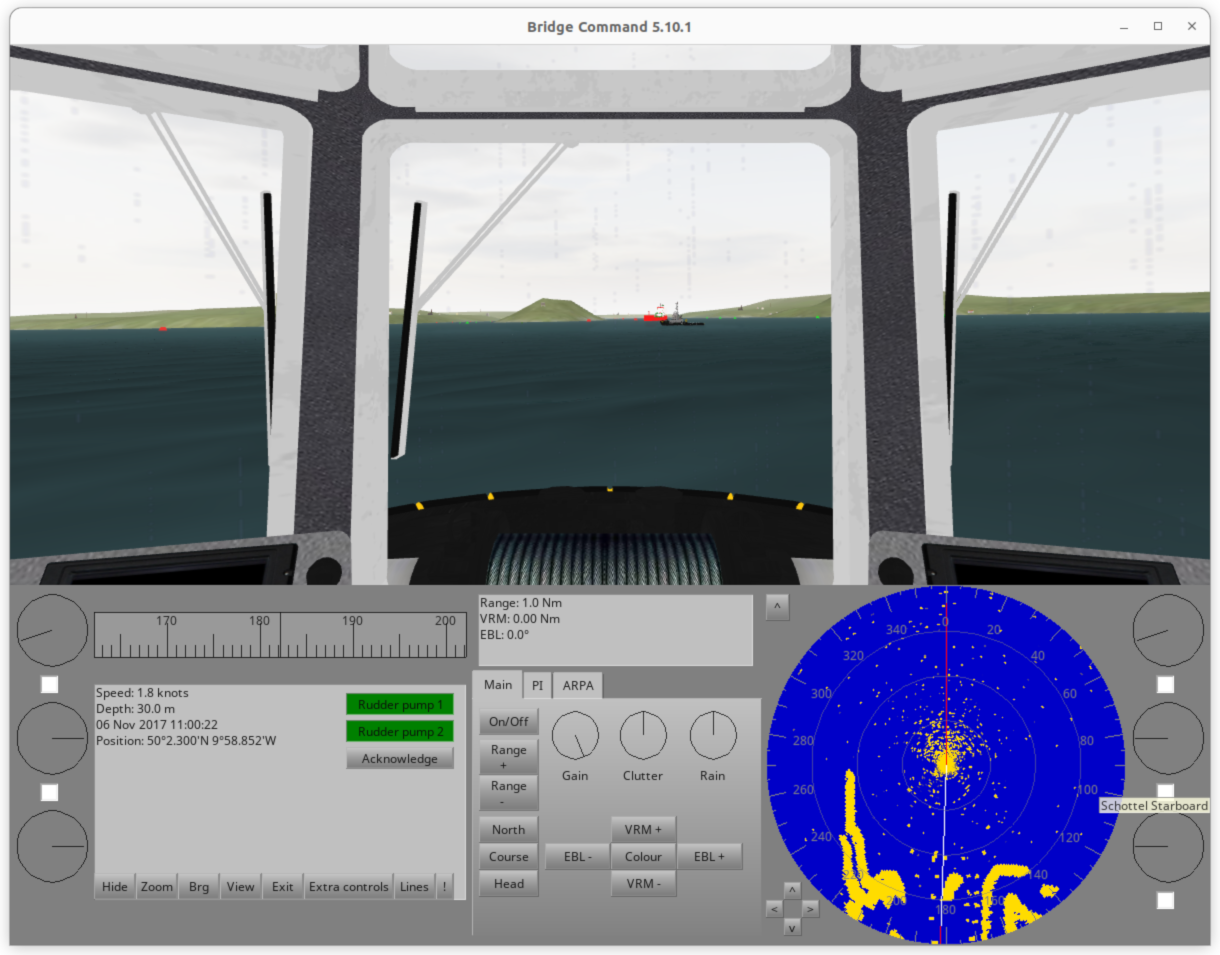 Official Bridge Command tug simulation gameplay screenshot