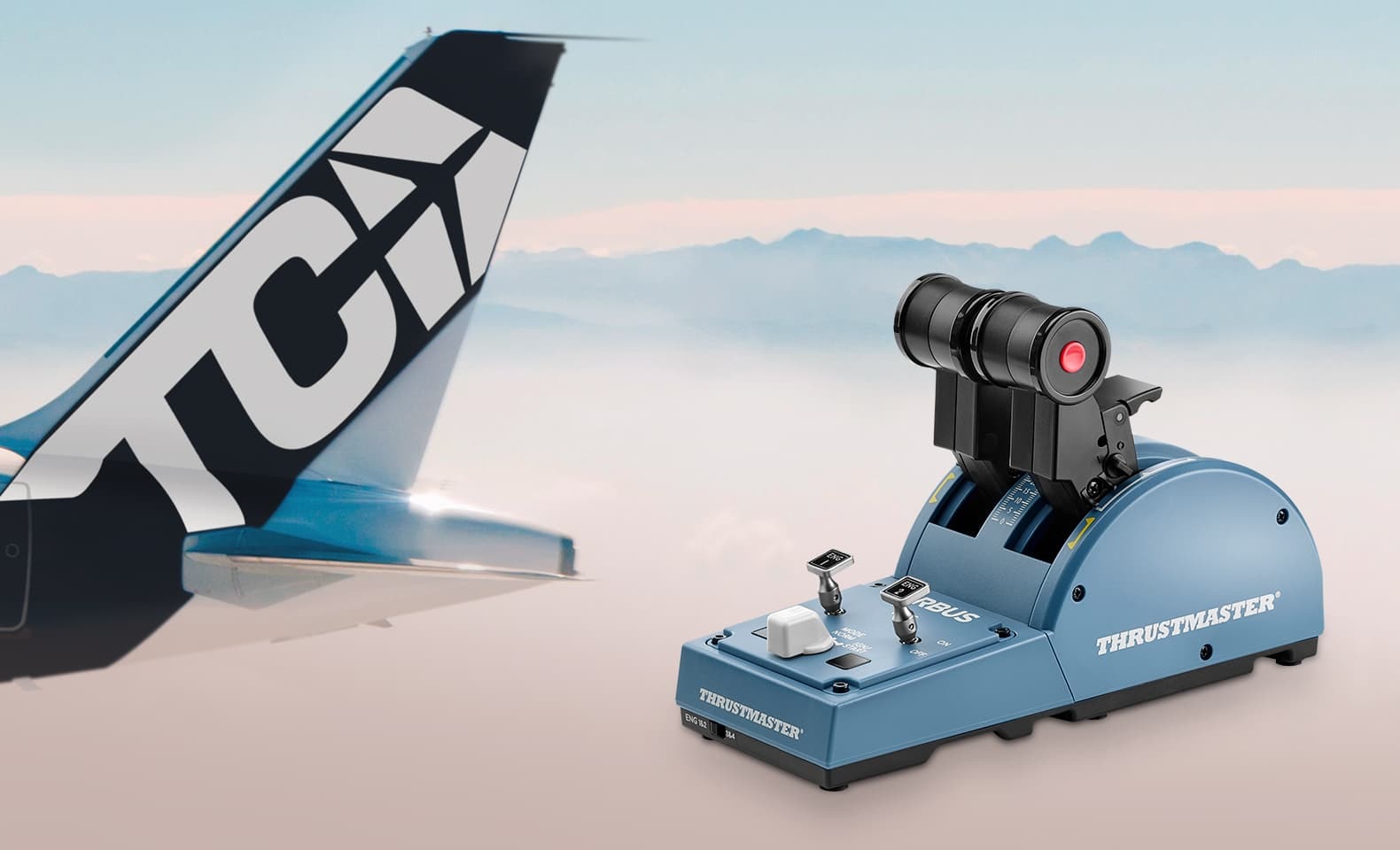 Official Thrustmaster TCA Quadrant Airbus Edition product photo