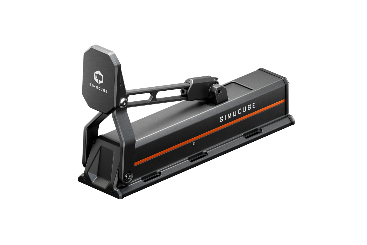 Official close product view of the Simucube ActivePedal Pro mechanism