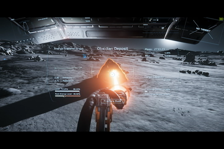 Official Star Citizen extraction gameplay interface screenshot