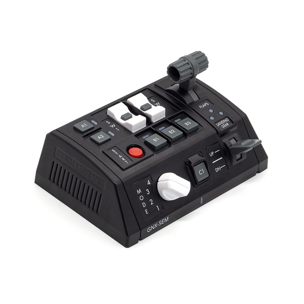 Official VKB GNX Side Extension Module with real switches and analog axes