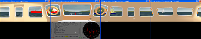 Bridge Command multihead display example