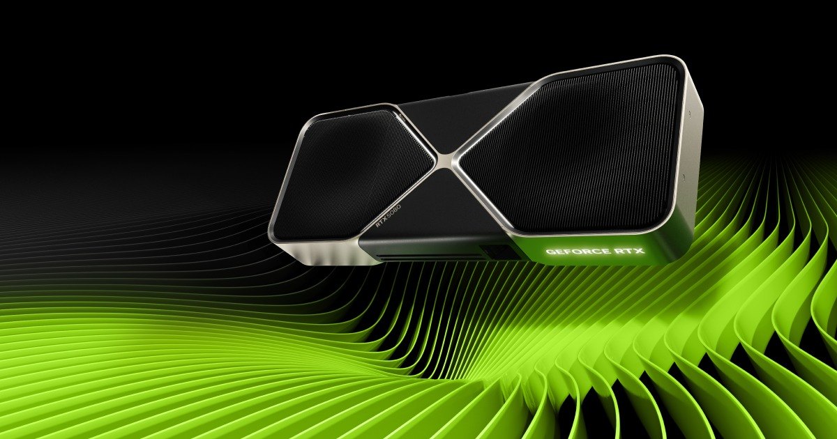 NVIDIA GeForce RTX 5080 graphics card — the 2026 sweet spot for sim triples and 1440p VR