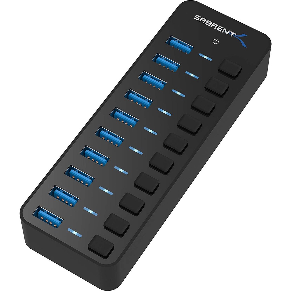 Powered USB hub for sim controls