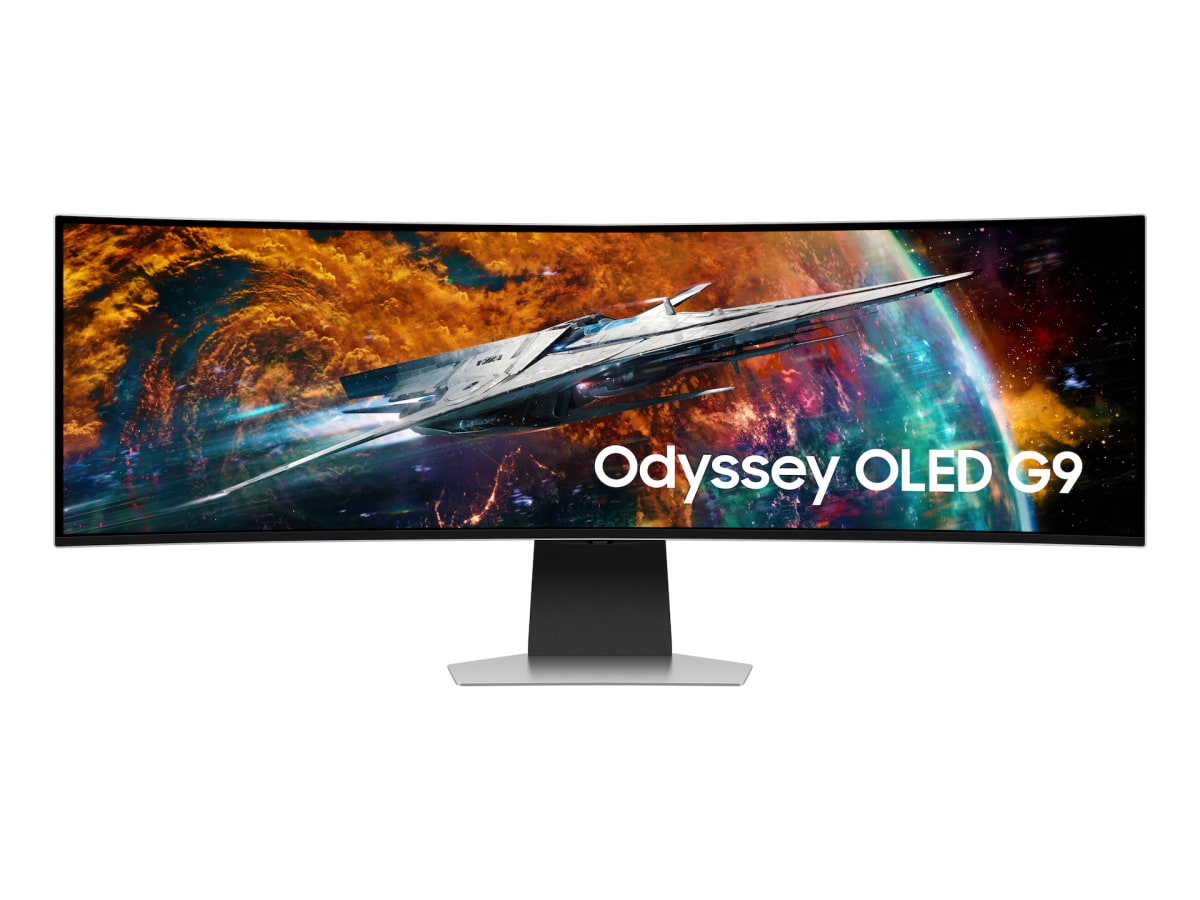 Samsung Odyssey OLED G9 ultrawide monitor for racing simulation