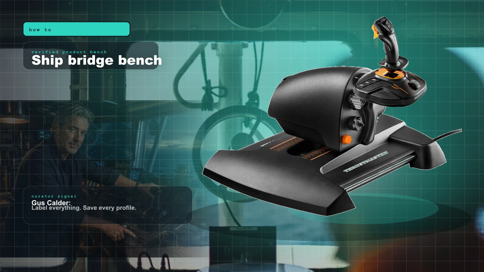 Professional Ship Simulator 2026 Hardware Setup: Dual Throttles, Conning Stick & Generic Boards cover with Professional Ship Simulator (formerly Nautic XP) key art — the upcoming hardware-friendly PC ship simulator and Gus Calder